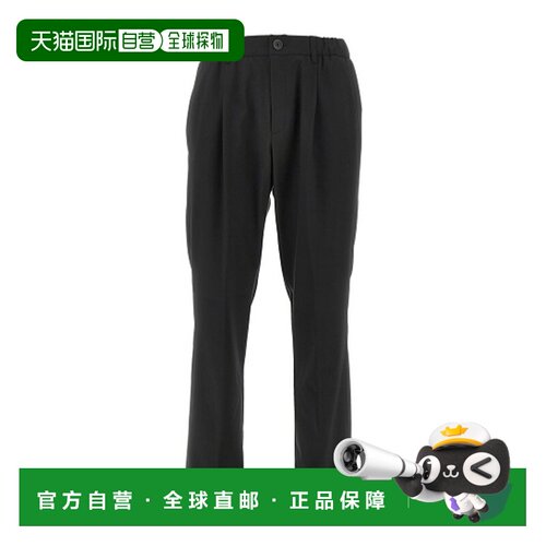 HERNO 男士正装裤 PT000163U128089300 SS2026 黑色