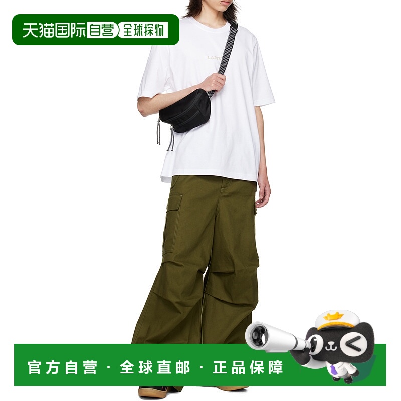 1h可退 lanvin 男士 运动包斜挎包单肩包腰包