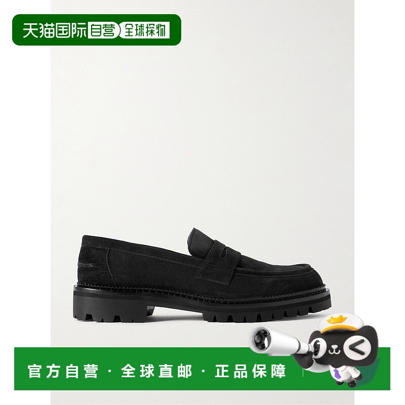 1h可退 潮奢 Mr P. 男士 Jacques 绒面革乐福鞋 MPF242043OFFBLAC