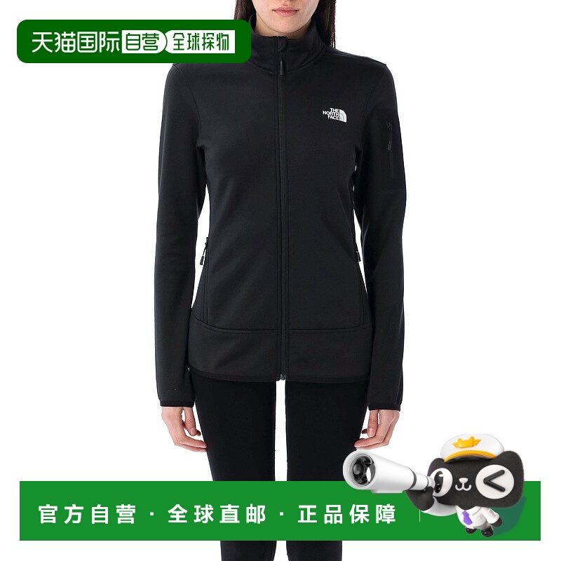 1h可退 THE NORTH FACE 女士抓绒衣 NF0A8BRKKX7 SS2025 黑色北面