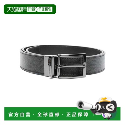 EMPORIO ARMANI 男士腰带 Y4S195YLO8J80741 CO 黑色皮带