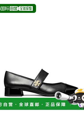 TORY BURCH 女士休闲鞋 160313004 CO 黑色 Mary Jane Heeled fla
