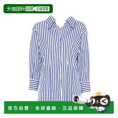 GIVENCHY 女士衬衫 BW61JH16CN977 SS2026 花色 Cotton Poplin Sh