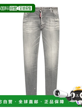 DSQUARED2 男士牛仔裤 S74LB1544852 SS2025 灰色 腰带环牛仔裤
