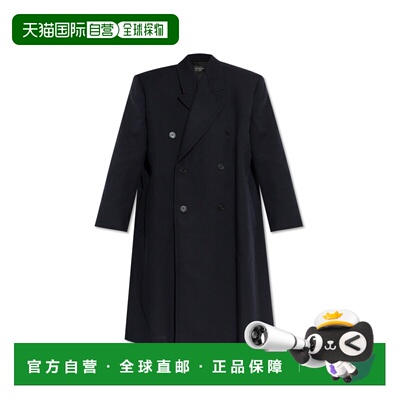 BALENCIAGA 女士大衣 838930TSU084100 SS2026 深蓝色巴黎世家
