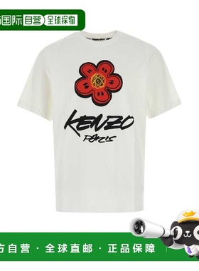 KENZO 男士T恤 FF65TS2654SG02 AW2025 白色 KENZO X FUTURA 2000