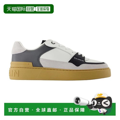 BALMAIN 男士运动鞋 FM1VI349LCOP AW2025 灰色 Balmain B-Court