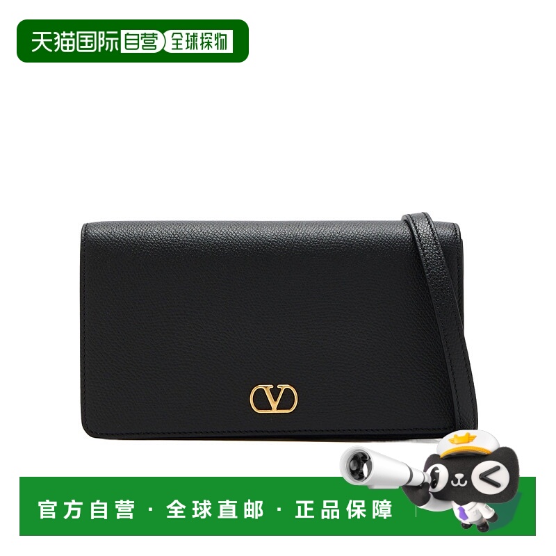 1h可退 VALENTINO 女士斜挎包 WP0AK8SNP0NO SS2025 黑色 Vlogo单