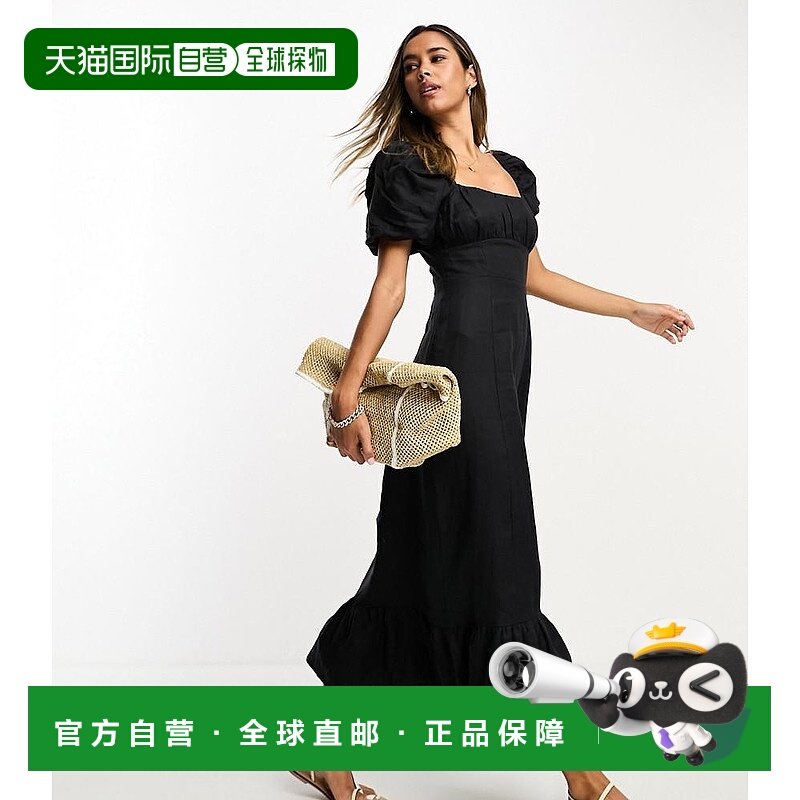 1h可退 潮奢 & Other Stories 女士 Other Stories midaxi 亚麻泡