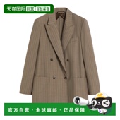 MAX 大款 MARA 1041066106001 1h可退 灰色 女士西服 SS2026 条纹