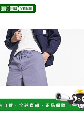 1h可退 潮奢 CARHARTT WIP 男士 flint 常规木匠短裤(蓝色)休闲裤