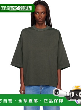 1h可退 潮奢 essentials fear of god 女士 绿色 Relaxed T 恤 FG