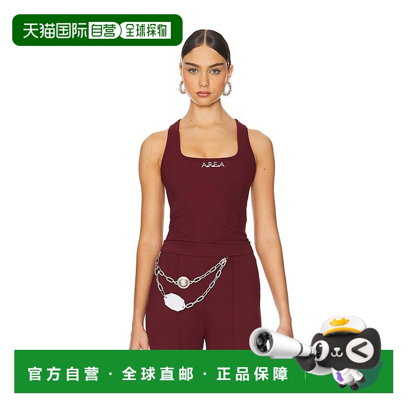 1h可退 潮奢 AREA 女士 Nameplate 工字背背心上衣 FW24AWTP0045F