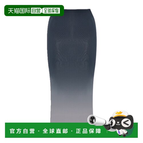 ALAIA 女士半身裙 AA9J2380X069B818 AW2025 蓝色 侧拉链半身裙