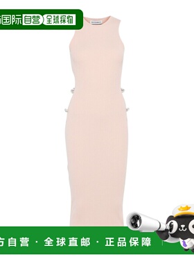 MACH&MACH 女士连衣裙 R25KD102NUDE SS2025 米白色 圆领连衣裙