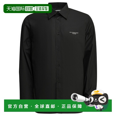 GIVENCHY 男士衬衫 BM616M165R001 AW2026 黑色 Camicia casual c