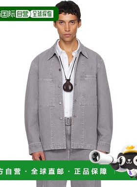 1h可退 潮奢 Lemaire 男士 灰色 Workwear 牛仔夹克 OV1024LD1063