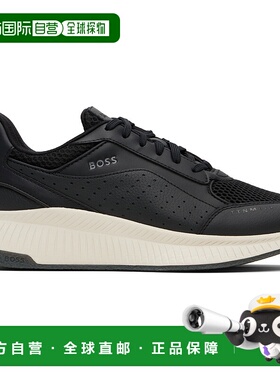 1h可退 潮奢 BOSS 波士 男士 黑色 TTNM Evo Fishbone Sole 运动