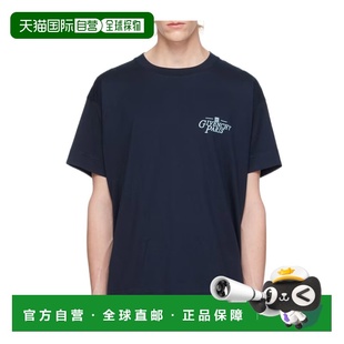 BM71JB3YNC410 AW2024 蓝色 GIVENCHY Fit圆领T T恤 Boxy 恤 男士