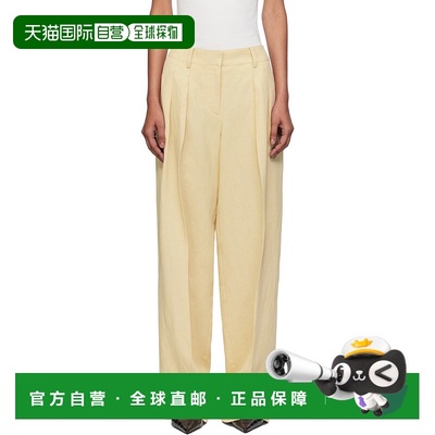 1h可退 潮奢 The Frankie Shop 女士 米色 Daytona Pleated Linen