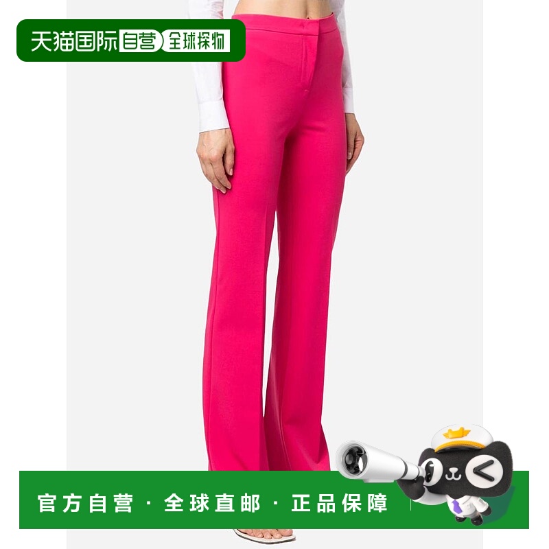 1h可退 PINKO 女士休闲裤 100054A0HMP87 SS2023 红色 Pinko Trou