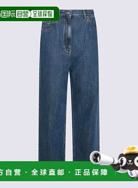 1h可退 VALENTINO 女士牛仔裤 5B3DD17X8MD558 SS2025 蓝色口袋