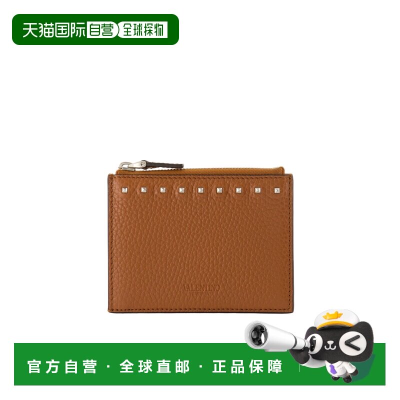 1h可退 奢淘 Valentino 铆钉钱包 男 YP0AQ5PDX卡包