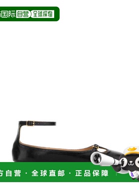 1h可退 潮奢 Chloe 蔻依 女士 Misty 黑色皮质平底鞋 CH25W13XUN0