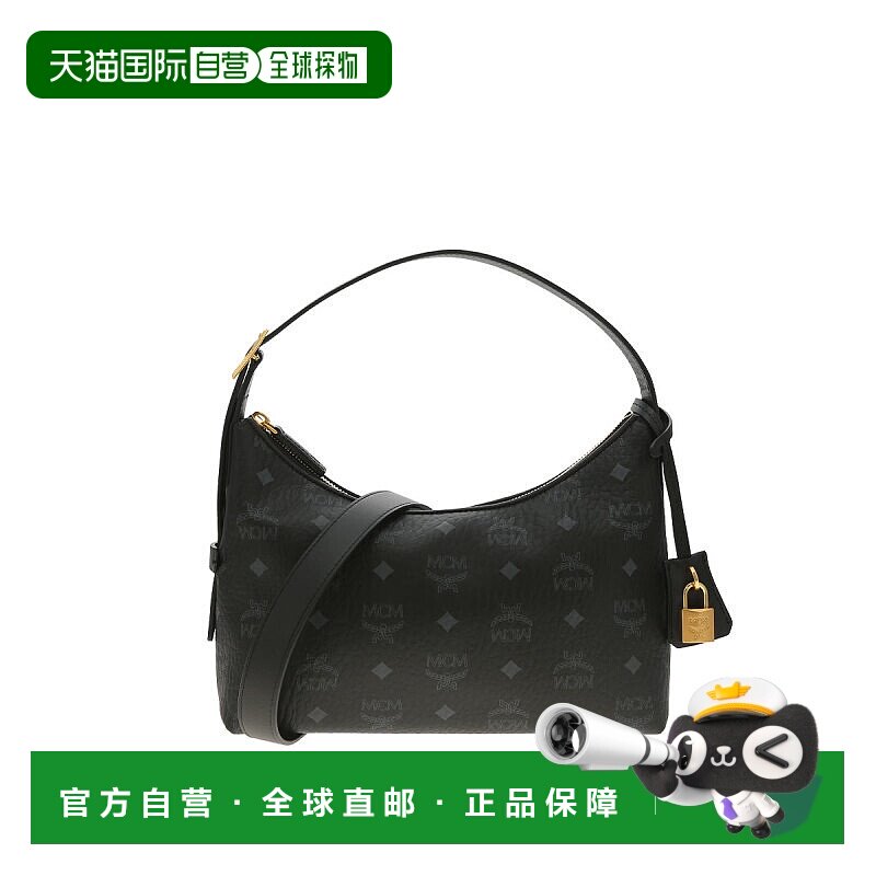 MCM 专柜款 AREN VISETOS系列 老花满印小号女士单肩斜挎手提包 M