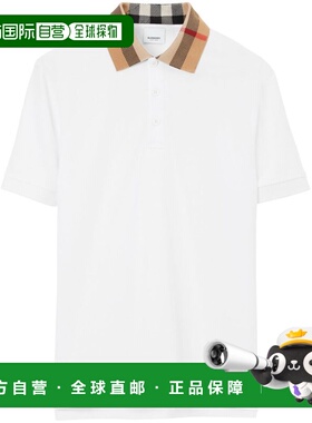 BURBERRY 男士POLO衫 SS2025 8071621A1464-0 白色博柏利