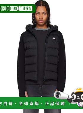 1h可退 潮奢 moncler 盟可睐 男士 黑色 Maglia 羽绒夹克 K20978G