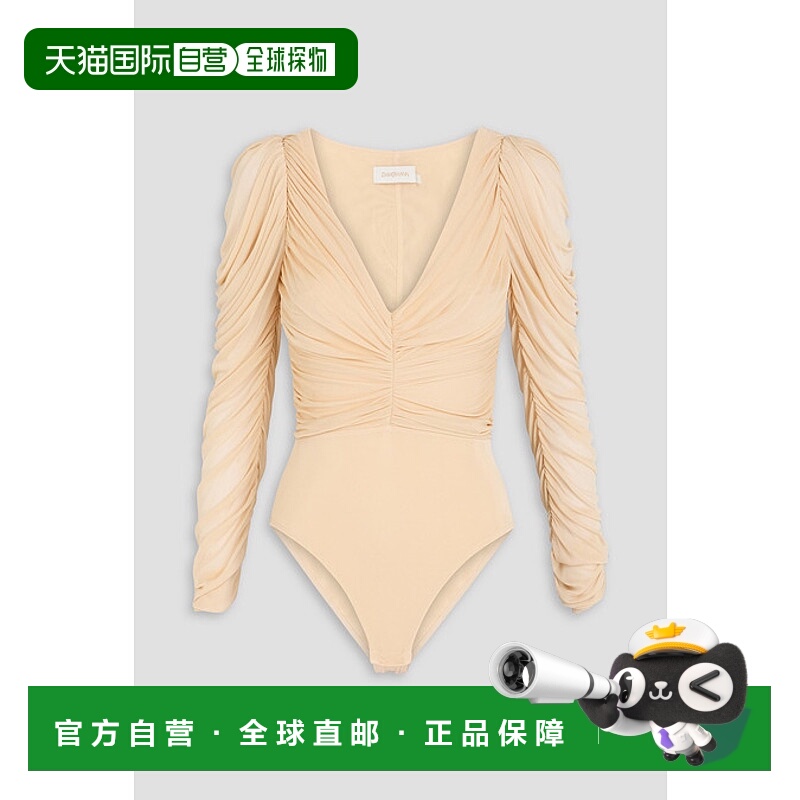 1h可退 潮奢 ZIMMERMANN 女士 褶皱弹性针织连体衣 1323WS241C