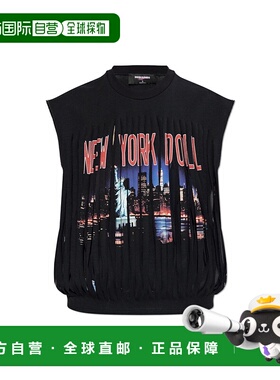 DSQUARED2 女士T恤 S72GD0589D20020900 CO 黑色 Dsquared2 X Vaq