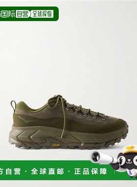 1h可退 潮奢 Hoka One One 男士 Tor Summit 橡胶边牛巴革网纱运