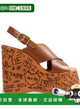 CHLOÉ 女士凉鞋 CHC24A02Y27 AW2024 棕色 Chloe Maxime High San