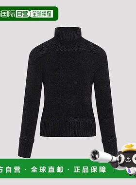 GIVENCHY 男士针织毛衣 BM90SE4YKG401 AW2024 黑色 高领长袖毛衣