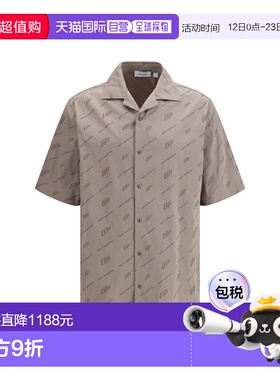 1h可退 潮奢 off-white 男士 印花保龄球衬衫 44XGG01FS26F008270