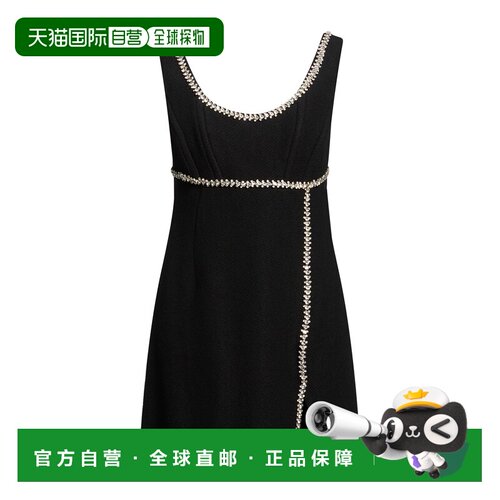 Self-Portrait 女士 短款连衣裙 BLACK黑色 时尚舒适吊带