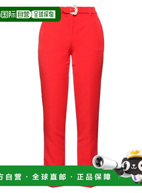 潮奢 versace 范思哲 女士 正装长裤 red红色 舒适时尚