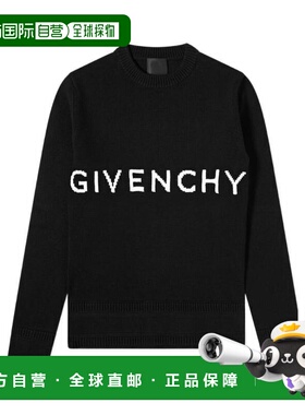 GIVENCHY 男士卫衣 BM90G9401M001 AW2023 黑色 Black cotton swe