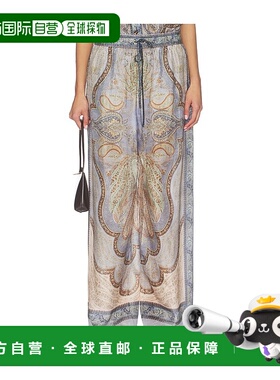 1h可退 潮奢 ZIMMERMANN 女士 Wanderlust 宽松裤子 5580PRS262