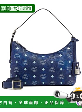MCM 女士斜挎包 MWHESTA011F AW2025 蓝色 MCM Bags手提包单肩包