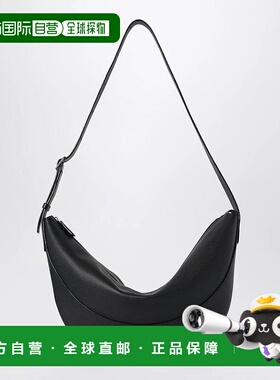 THE ROW 女士单肩包 W1772L145QTHEROBAS SS2025 黑色斜挎包