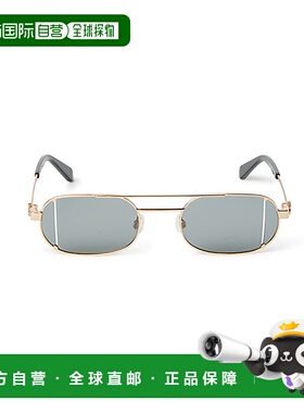 OFF-WHITE 男士眼镜 OERI14HLYNNSUNGLASSES7606GOLDDARKGREY