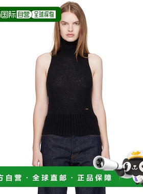 1h可退 潮奢 Tom Ford 汤姆 福特 女士 黑色高领毛衣 MAK1381YAX9