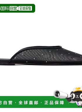 1h可退 潮奢 magda butrym 女士 黑色 Crystal Mesh Flat 穆勒鞋