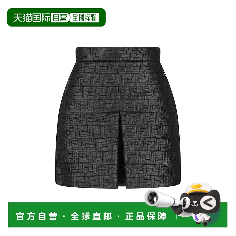 FENDI 女士半身裙 FAB407AT9CF0GMEP26 SS2026 黑色