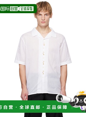 1h可退 潮奢 GmbH 男士 白色衬衫 LUKA white白色 舒适时尚