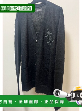 1h可退 AMIRI 男士针织毛衣 AMKNCD1033BLACK AW2024 黑色 Ma Swi