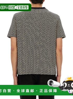 BALMAIN 男士T恤 FH1EG000BC90GFE AW2025 花色 T-shirt with mon